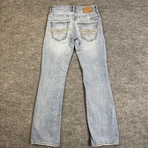 BKE Buckle Aiden Jeans Mens 28x32 Blue Mid Wash Bootcut Denim Cowboy Style